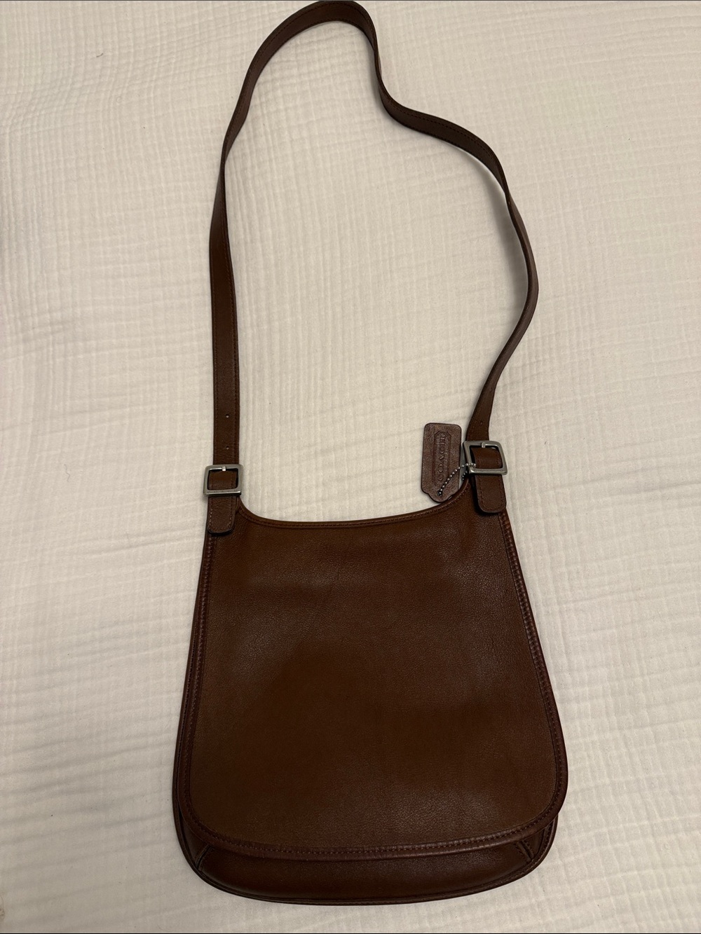Vintage Coach Slim Hippie Flap Bag 9135